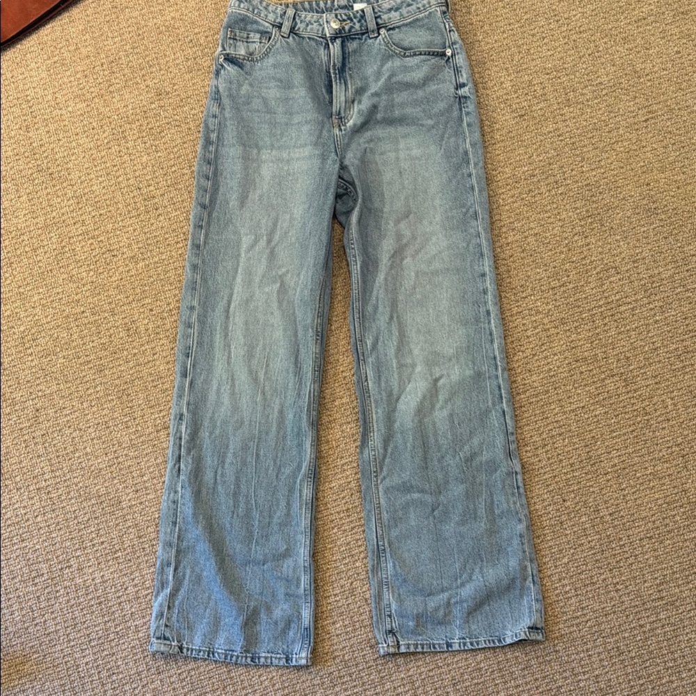 Women’s Wide Leg Blue Jeans